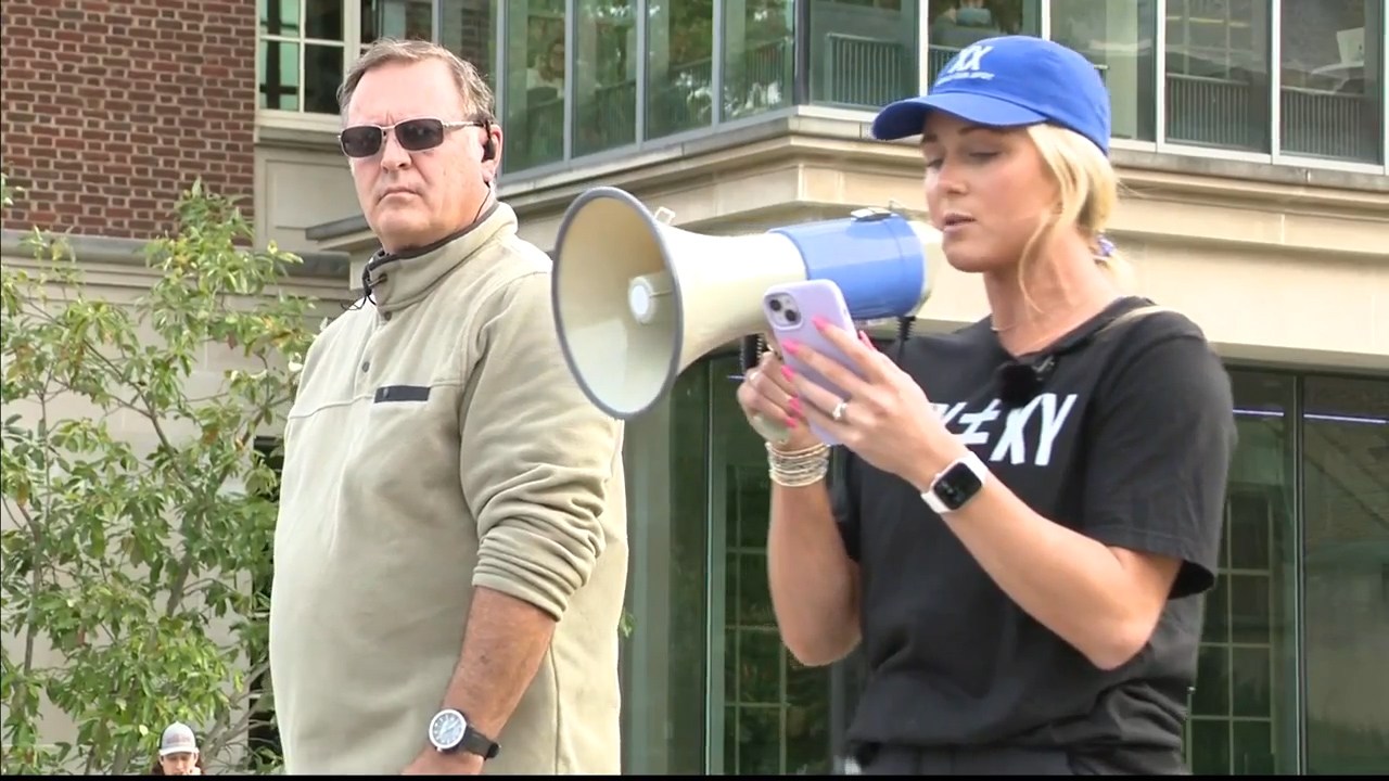 Silence equals death': Buffalo community protests Riley Gaines' speech on  Thursday evening - The Spectrum